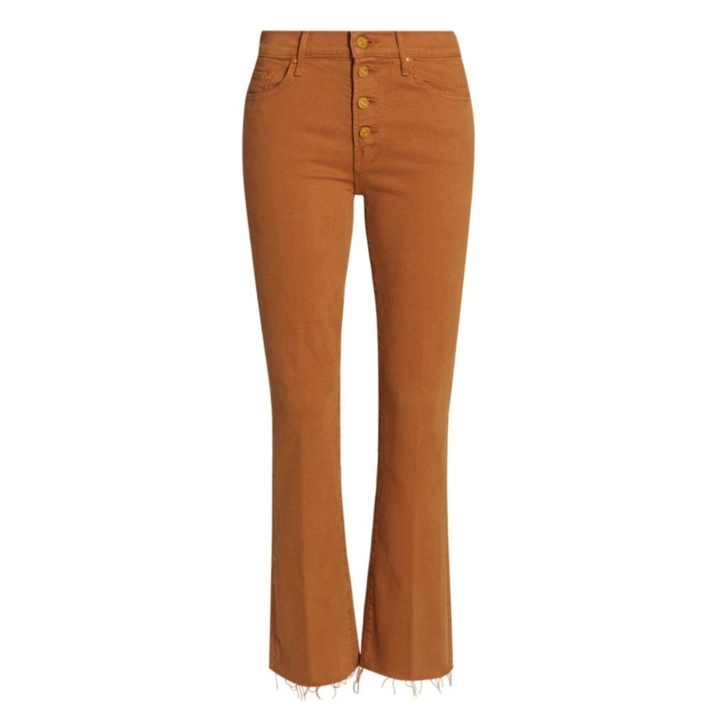 MOTHER The Pixi Insider Ankle Fray Jeans